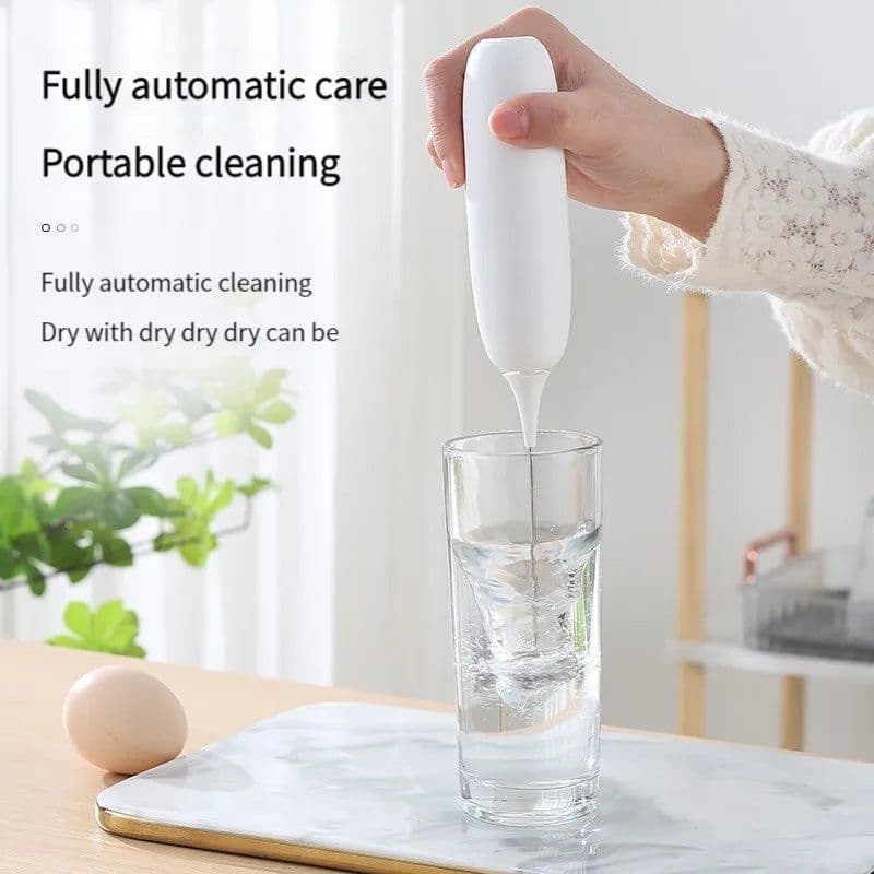 image-1PC Battery Model Handheld Egg Beater Froth Mixer Kitchen Automatic