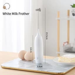 image-1PC Battery Model Handheld Egg Beater Froth Mixer Kitchen Automatic
