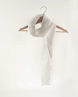 image-Snow White linen scarf