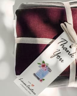 image-Snow White linen scarf