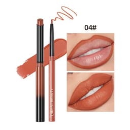 image-QIBEST 2pcs Lipstick Lipliner Pen Set Matte Velvet Lip Liner Pencil
