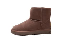 image-New Flat Bottom Medium Cotton Shoes Plush Snow Boots For Women