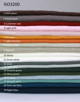 image-Greyish Mint linen set of linen bedding with zipper