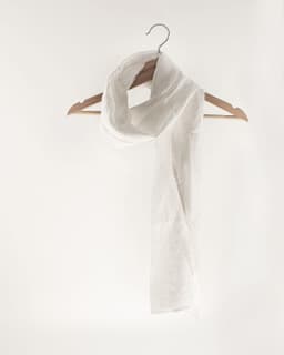 image-Linen scarf in Pale Pink