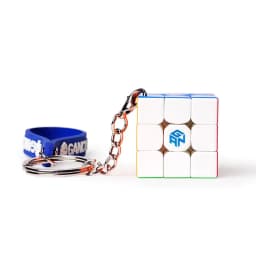 image-GAN Mini Keychain Cube - Portable 3x3 Puzzle - Perfect for Enthusiasts