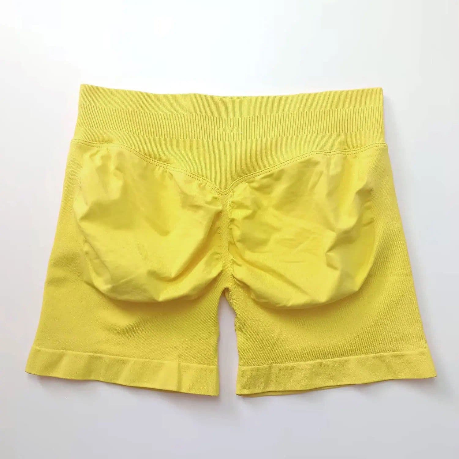image-NCLAGEN Seamless Shorts 4.5" Gym Shorts Woman Scrunch Butt Fitness