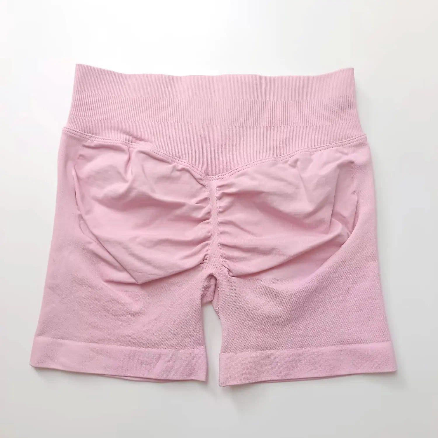 image-NCLAGEN Seamless Shorts 4.5" Gym Shorts Woman Scrunch Butt Fitness