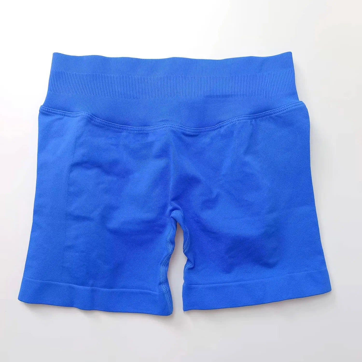 image-NCLAGEN Seamless Shorts 4.5" Gym Shorts Woman Scrunch Butt Fitness