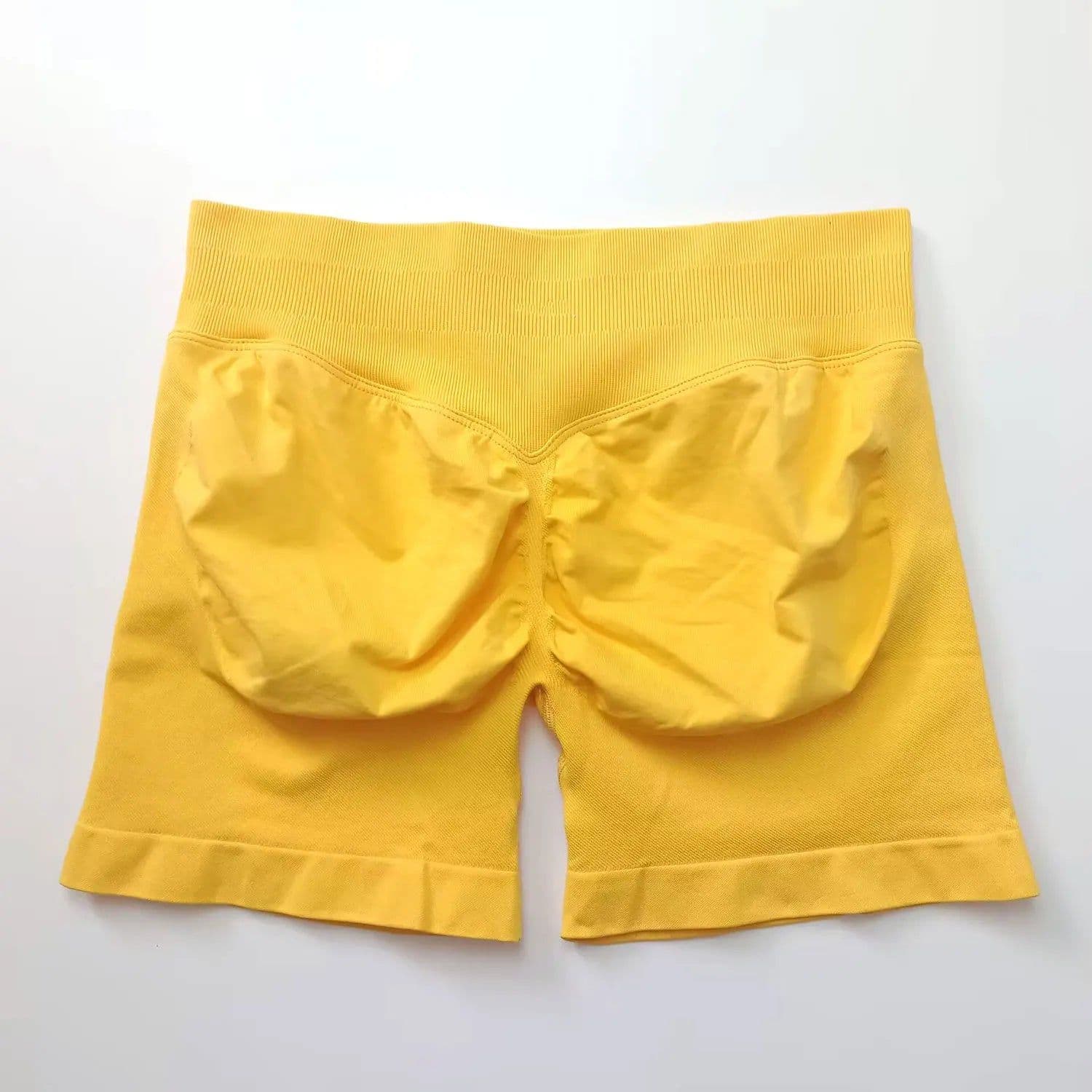 image-NCLAGEN Seamless Shorts 4.5" Gym Shorts Woman Scrunch Butt Fitness