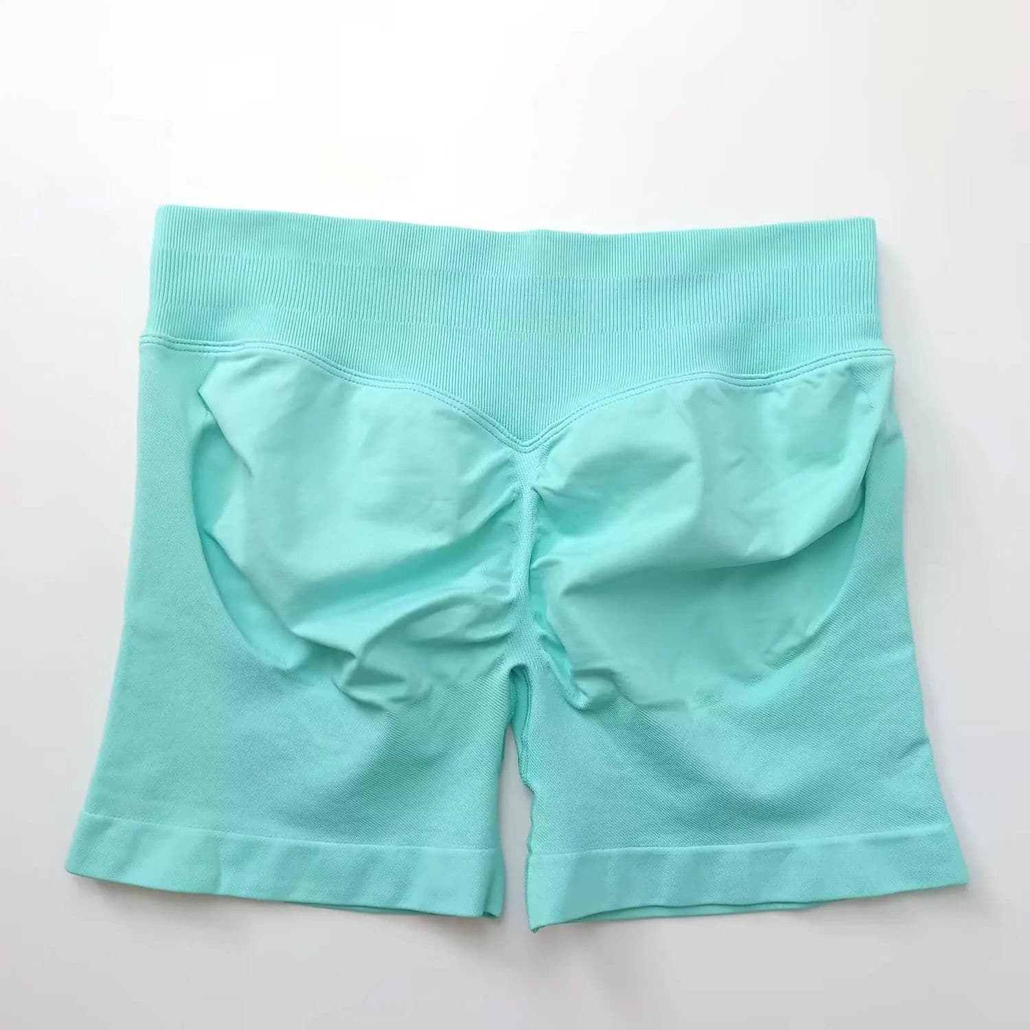 image-NCLAGEN Seamless Shorts 4.5" Gym Shorts Woman Scrunch Butt Fitness