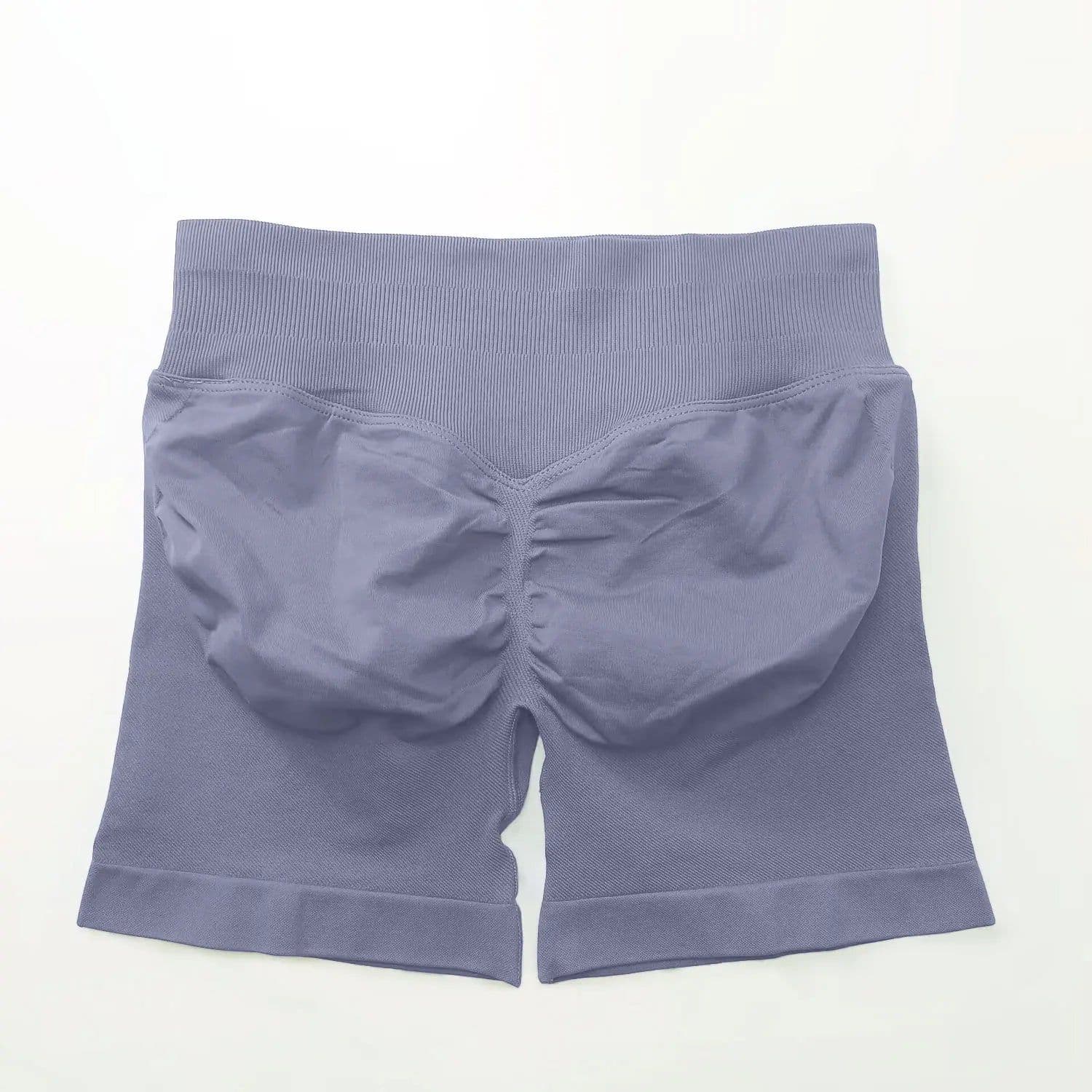 image-NCLAGEN Seamless Shorts 4.5" Gym Shorts Woman Scrunch Butt Fitness