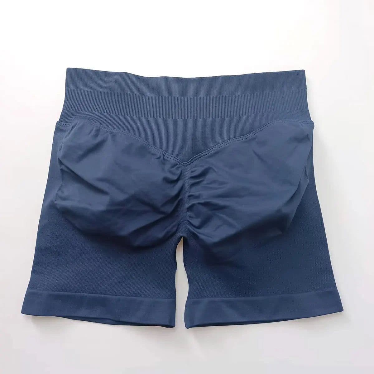image-NCLAGEN Seamless Shorts 4.5" Gym Shorts Woman Scrunch Butt Fitness