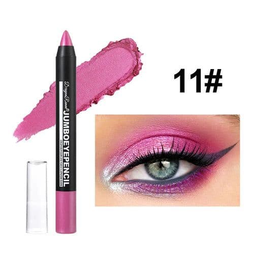 image-Smoky Dark Green Eyeshadow Pencil Stick Waterproof Pearlescent 12