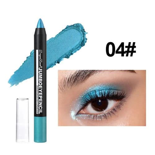 image-Smoky Dark Green Eyeshadow Pencil Stick Waterproof Pearlescent 12