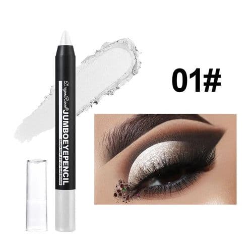 image-Smoky Dark Green Eyeshadow Pencil Stick Waterproof Pearlescent 12