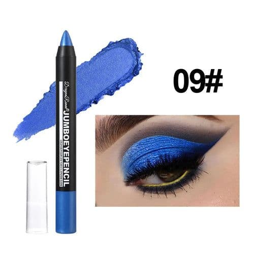 image-Smoky Dark Green Eyeshadow Pencil Stick Waterproof Pearlescent 12