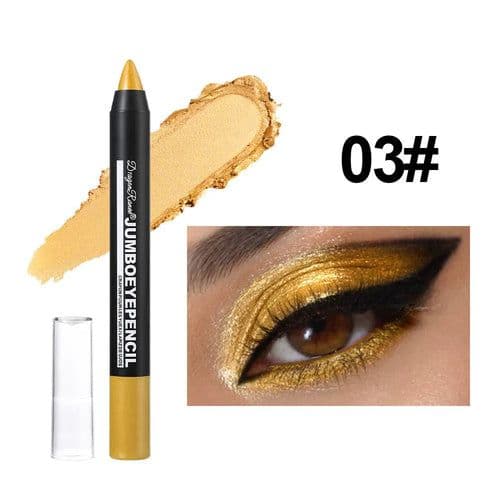 image-Smoky Dark Green Eyeshadow Pencil Stick Waterproof Pearlescent 12