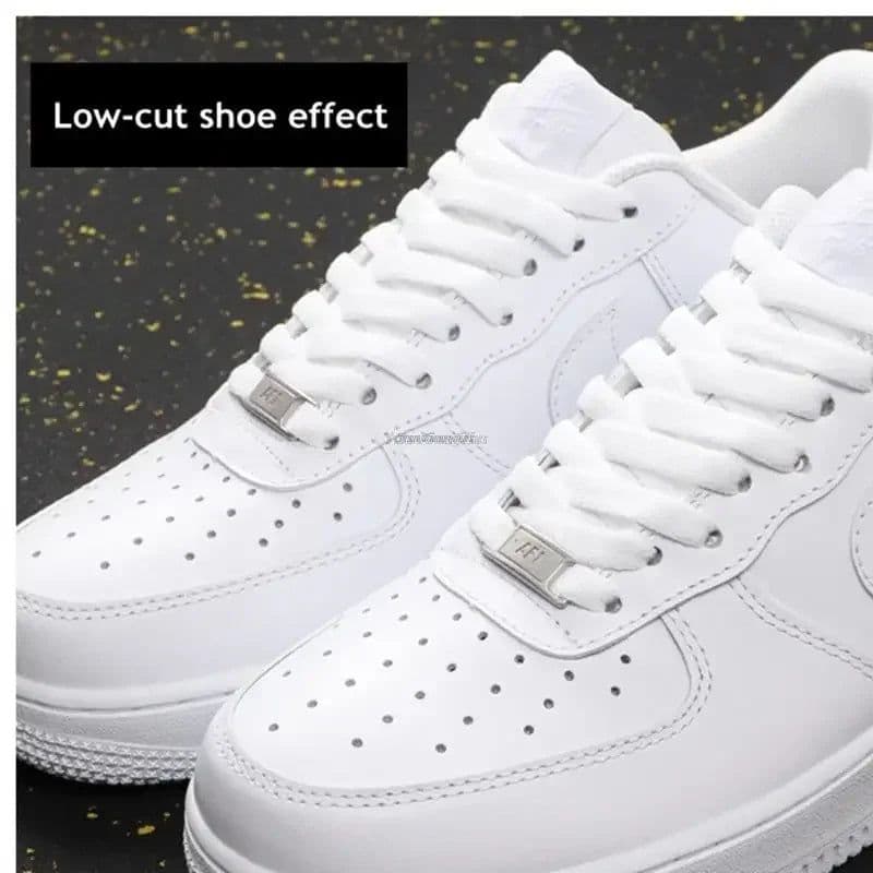 image-Original AF1 Shoelaces Combination White Flats Laces and Shoe