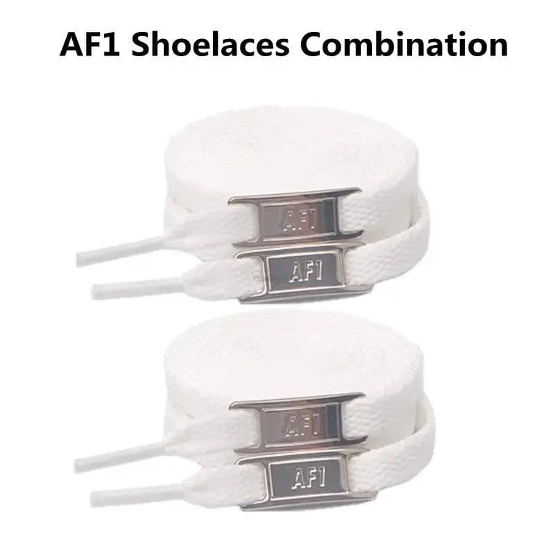 image-Original AF1 Shoelaces Combination White Flats Laces and Shoe