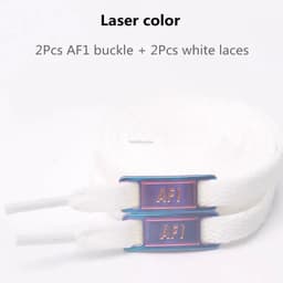 image-Original AF1 Shoelaces Combination White Flats Laces and Shoe