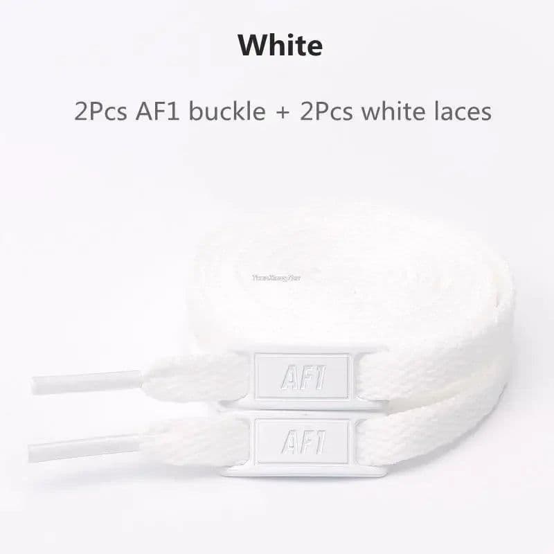 image-Original AF1 Shoelaces Combination White Flats Laces and Shoe