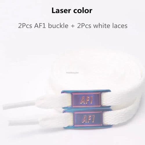 image-Original AF1 Shoelaces Combination White Flats Laces and Shoe