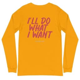 image-Rebel Girl Unisex Long Sleeve Tee with EMBROIDERY