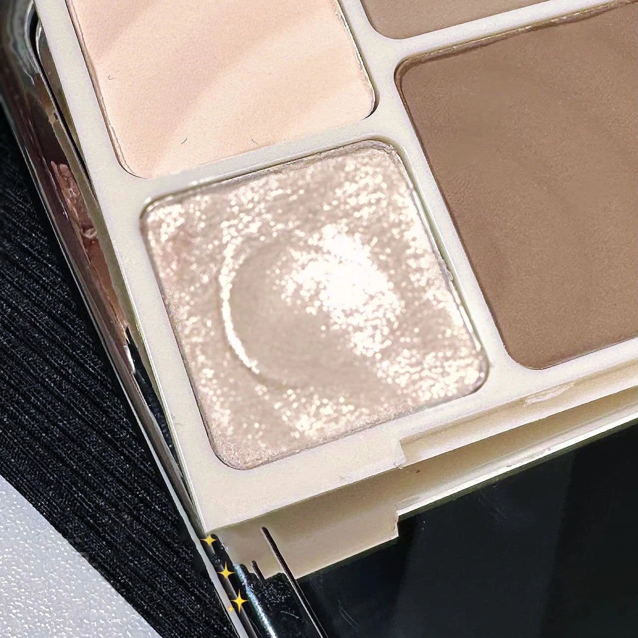 image-4 Colors Highlighter Contour 3D Facial Bronzer Cosmetic Brightening
