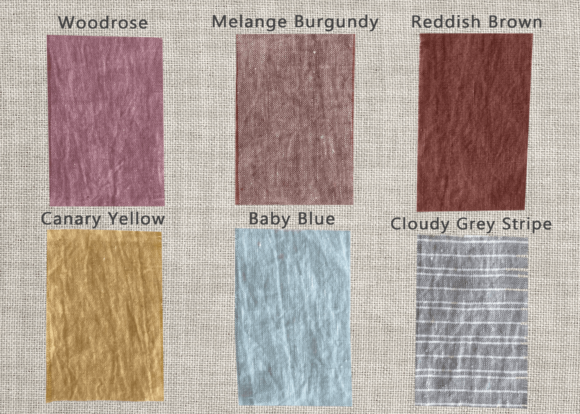 image-Linen scarf in Light Grey