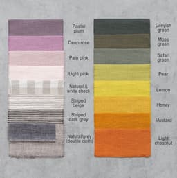 image-Linen scarf in Light Grey