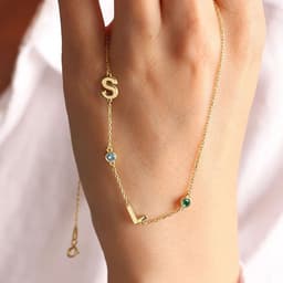 image-Stainless Steel 26 English Letter Name Necklace