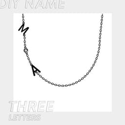 image-Stainless Steel 26 English Letter Name Necklace