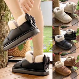 image-Winter Women Cute Warm Ankle Boots Outdoor Non-slip Thick Sole Snow