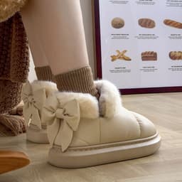 image-Winter Women Cute Warm Ankle Boots Outdoor Non-slip Thick Sole Snow