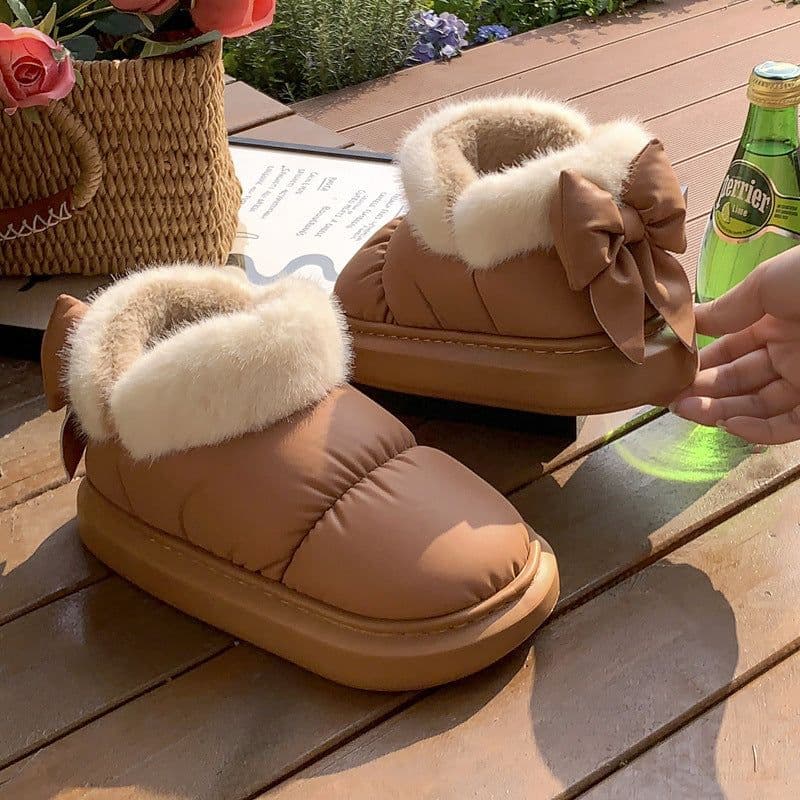 image-Winter Women Cute Warm Ankle Boots Outdoor Non-slip Thick Sole Snow