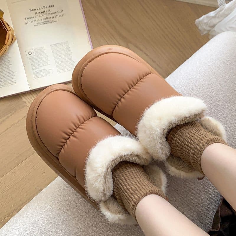 image-Winter Women Cute Warm Ankle Boots Outdoor Non-slip Thick Sole Snow