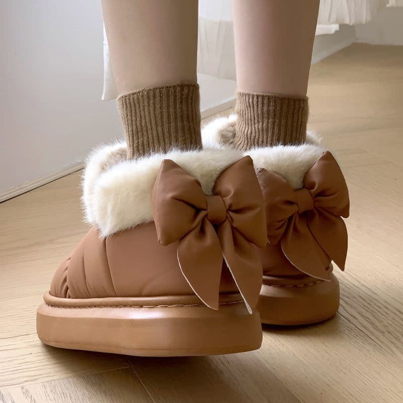 image-Winter Women Cute Warm Ankle Boots Outdoor Non-slip Thick Sole Snow
