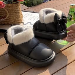 image-Winter Women Cute Warm Ankle Boots Outdoor Non-slip Thick Sole Snow