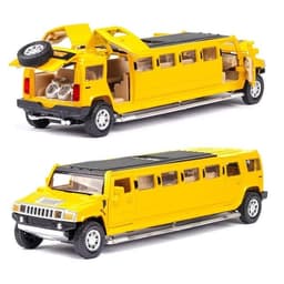 image-Hummer Limousine Diecast Model - Sound & Light Features - Educational Toy