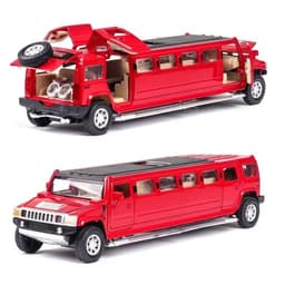 image-Hummer Limousine Diecast Model - Sound & Light Features - Educational Toy