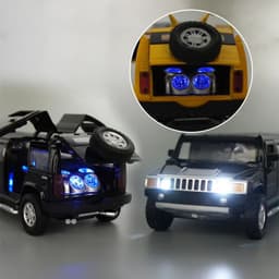 image-Hummer Limousine Diecast Model - Sound & Light Features - Educational Toy