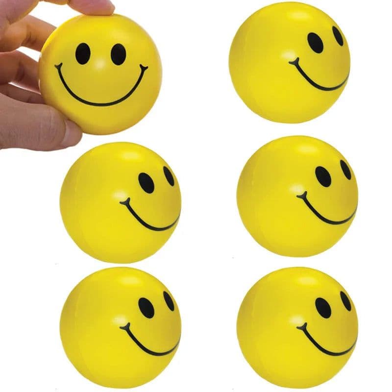 image-MEADE Stress Balls - 6 Pcs Squeeze Toys for Anxiety Relief and Fun