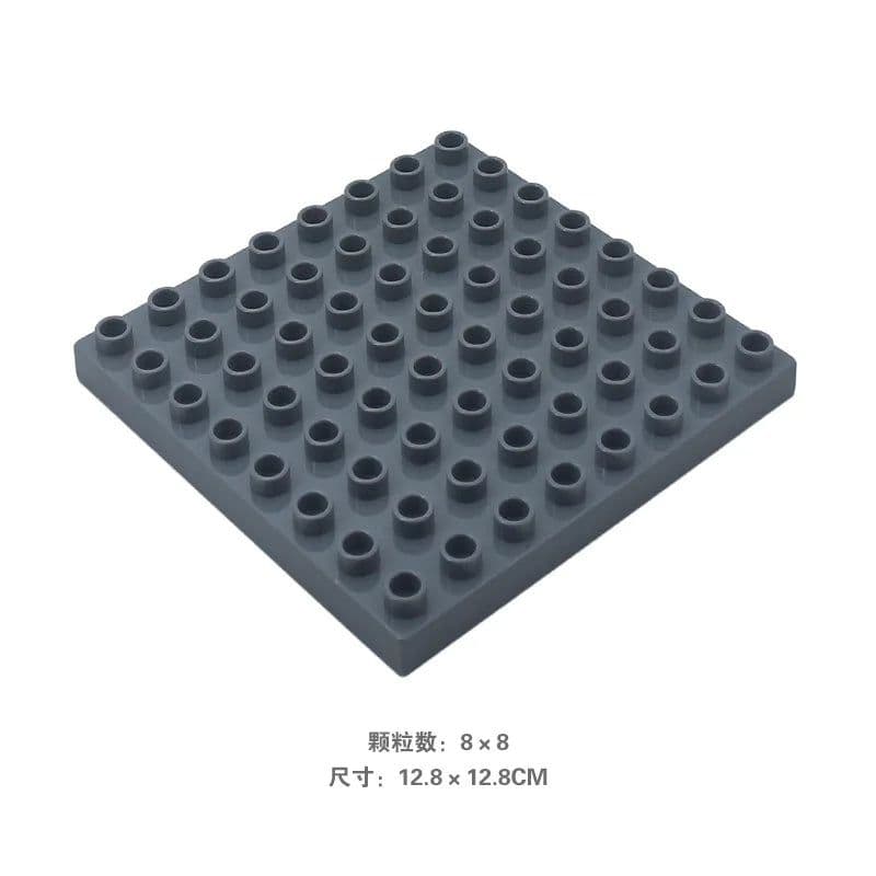 image-LMKJ Large Particle Double Baseplate Building Blocks - Durable & Versatile