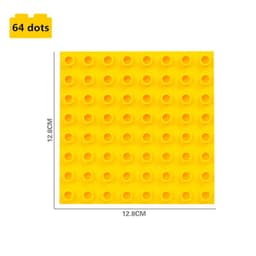 image-LMKJ Large Particle Double Baseplate Building Blocks - Durable & Versatile