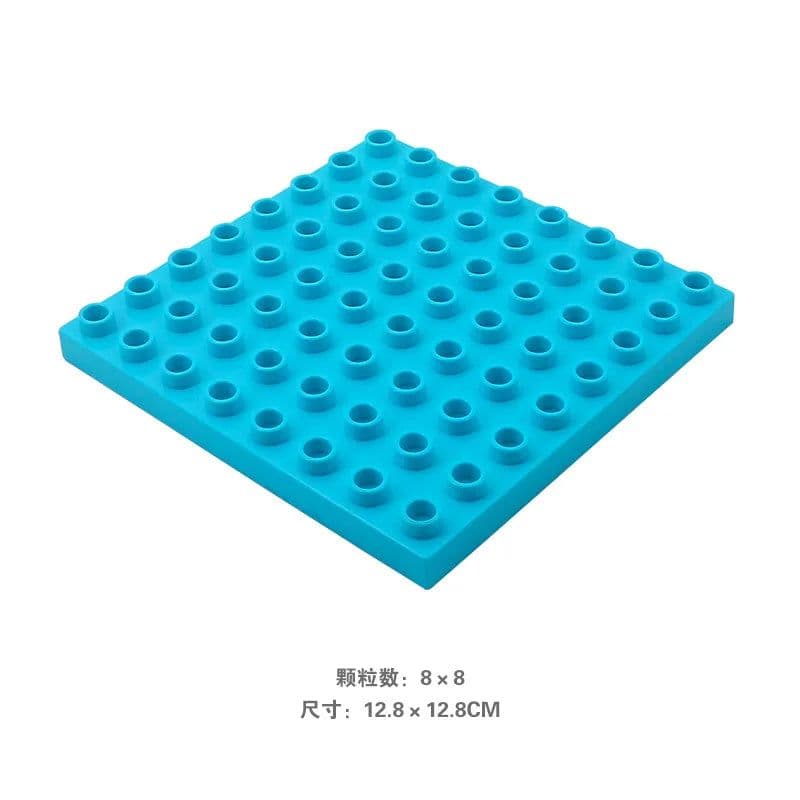 image-LMKJ Large Particle Double Baseplate Building Blocks - Durable & Versatile