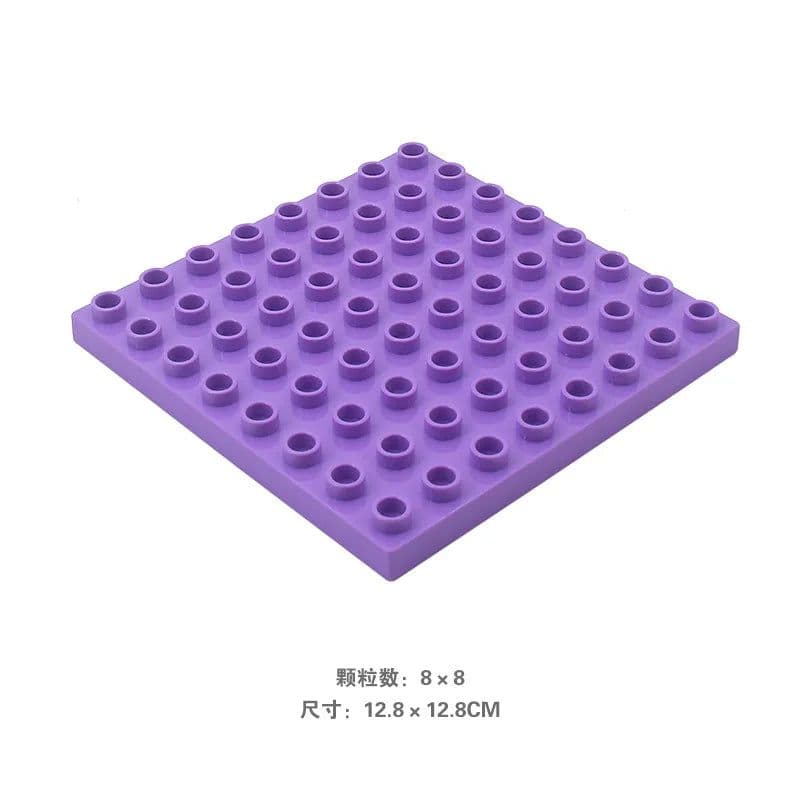 image-LMKJ Large Particle Double Baseplate Building Blocks - Durable & Versatile