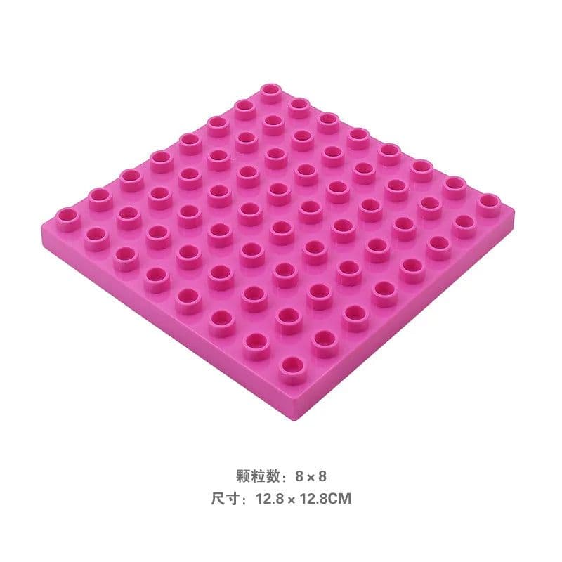 image-LMKJ Large Particle Double Baseplate Building Blocks - Durable & Versatile