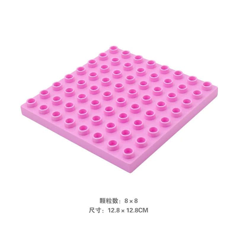 image-LMKJ Large Particle Double Baseplate Building Blocks - Durable & Versatile