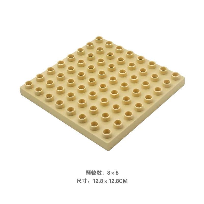 image-LMKJ Large Particle Double Baseplate Building Blocks - Durable & Versatile