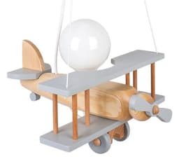image-Hanging lamp Small grey-natural aircraft